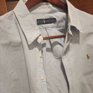 Light blue button down Ralph Lauren shirt